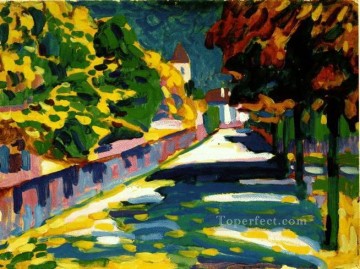 Autumn in Bavaria Wassily Kandinsky Abstract Oil Paintings